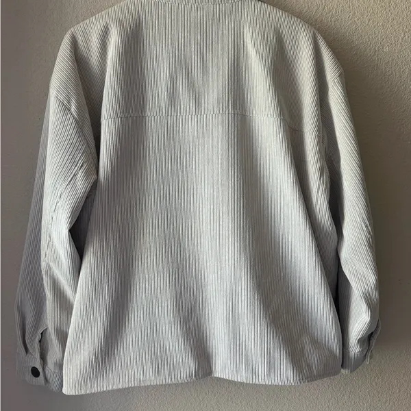 Ci Sono Light Beige Corduroy Button-Front Jacket - Image 5