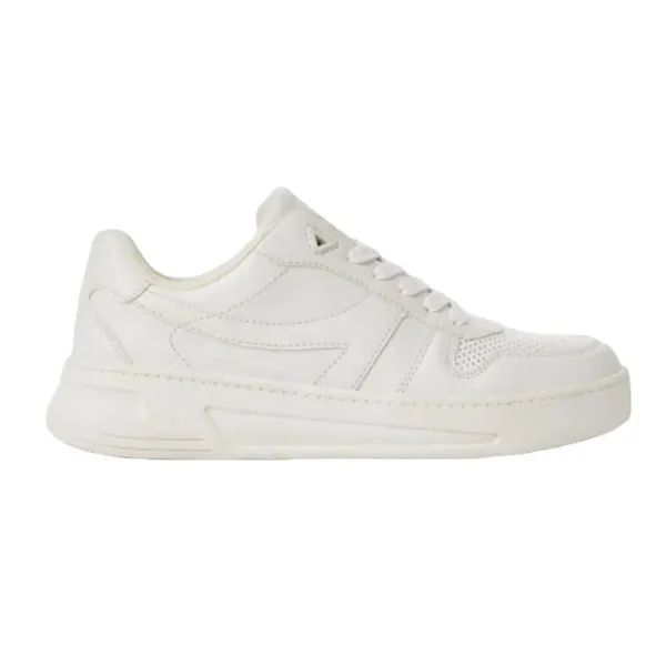 Justfab Brooklyn Court Sneakers in Bright White, Size 7​​​​ - Image 2