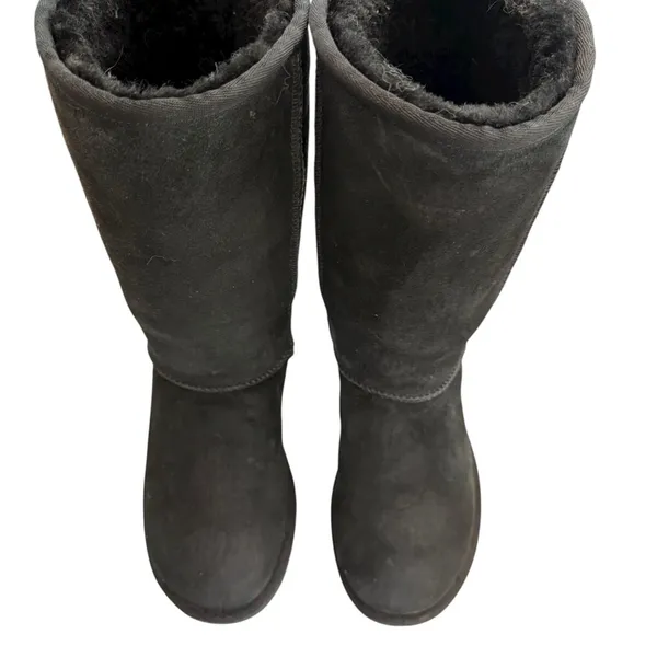 UGG Black Tall Boots Size 5 - Image 4