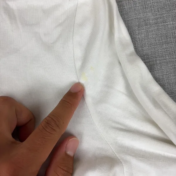Lauren Ralph Lauren T-Shirt Womens L White‎ Long Sleeve Crew Neck Buttons - Image 9