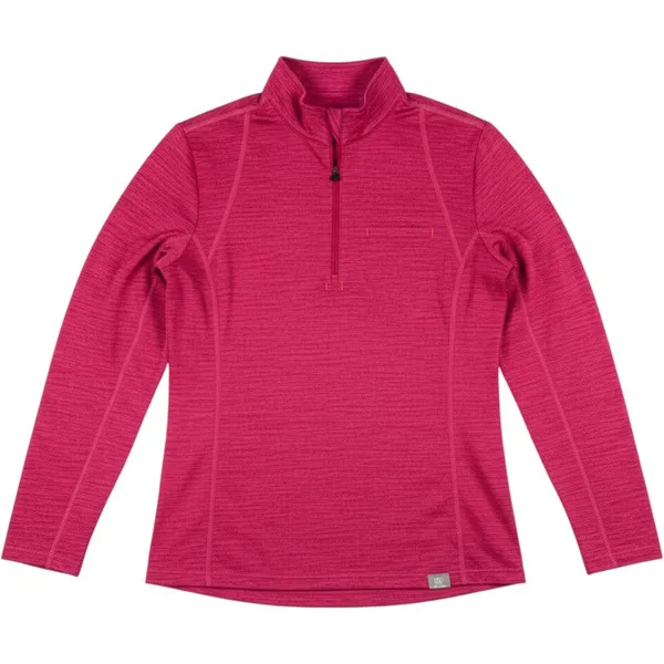 Ariat Rebar Evolution 1/2 Zip Top Womens M Pink Space Dye Long Sleeve Equestrian - Image 2