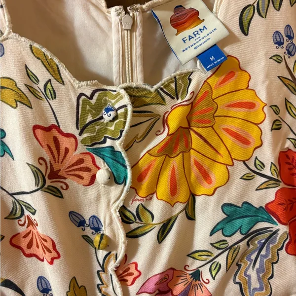 Farm Rio Puff Sleeve Floral Jumpsuit - Image 6