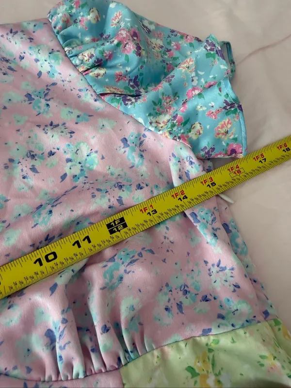 Love Shack Fancy NADESA MINI DRESS IN FUJI SUNRISE PRINT Size 2 - Image 7