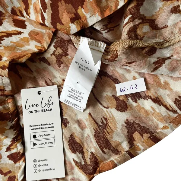 Cupshe Multicolor Romper Women Size Large NWT | 62-62 - Image 4
