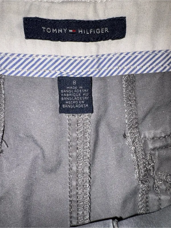 Tommy Hilfiger Women's Gray Straight-Leg Chinos - Image 3