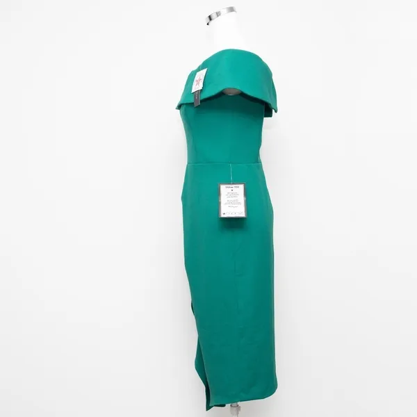 Betsy &‎ Adam - Off-The-Shoulder Ruffle Sheath Dress - Image 7