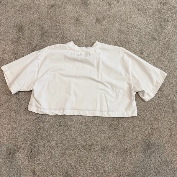 Ironwilled large oversized dagger cropped tee shirt top TB2 3531 - Image 7