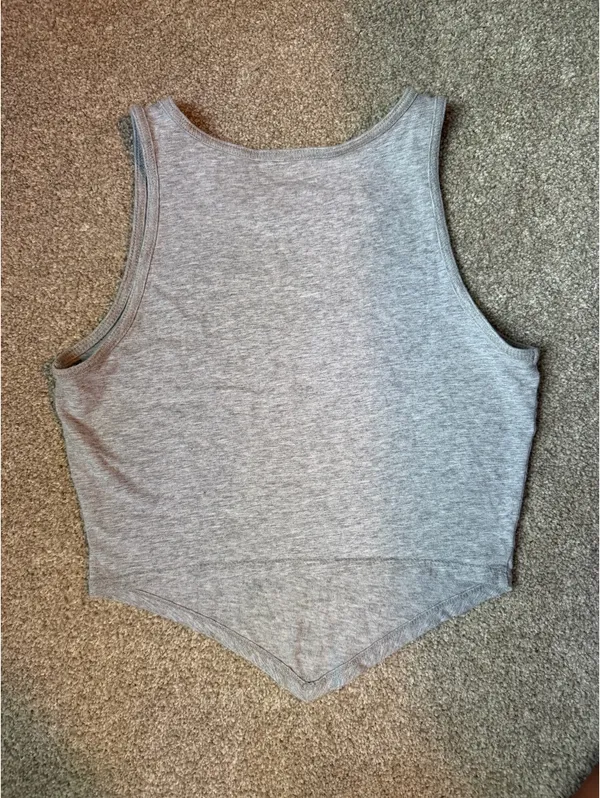 PacSun Pac Cares Gray High Neck Tank Top - Image 2