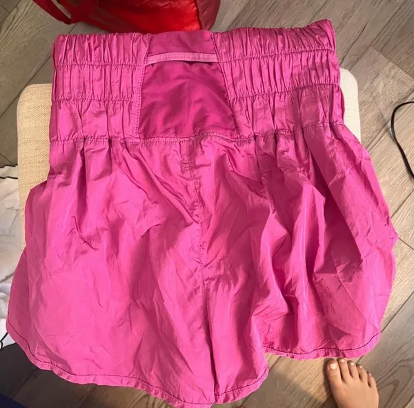 Pink Free People Movement shorts with pockets #activewear #athletic - Image 2