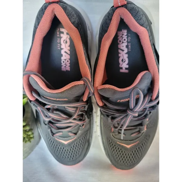 Hoka One One Sneakers Womens 8.5 Gaviota 2- 1099630 Gray Running Gym Shoes - Image 5