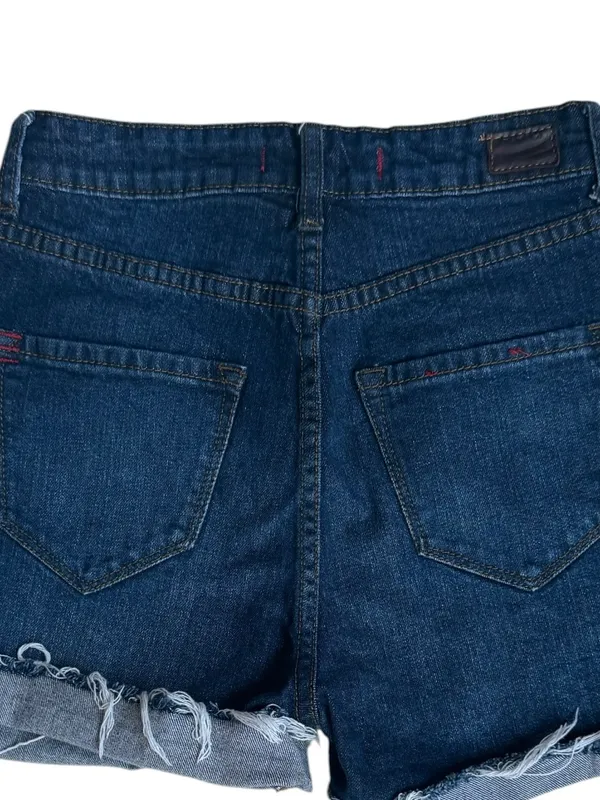 Urban‎ Outfitters BDG Hi Rise Dark Denim Jean Shorts Sz 26 - Image 4