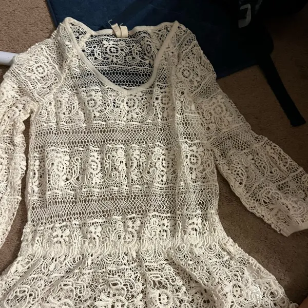 We the free‎ sheer crochet top xs - Image 4