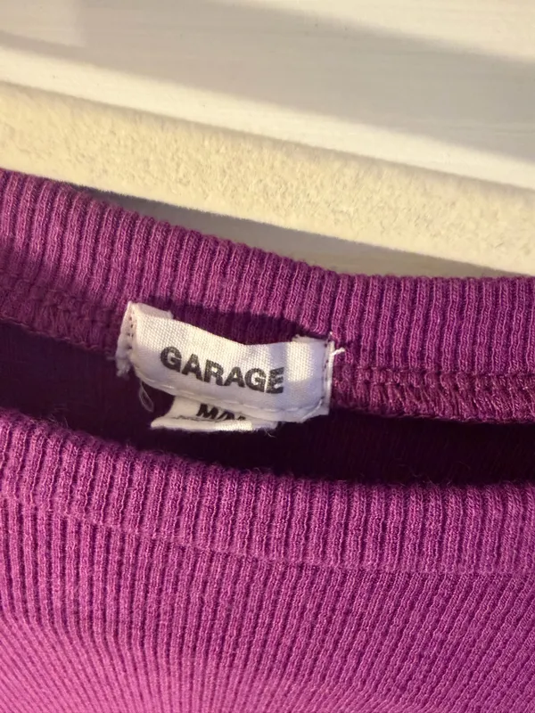 Magenta and Navy Garage Baby Tees - Image 3