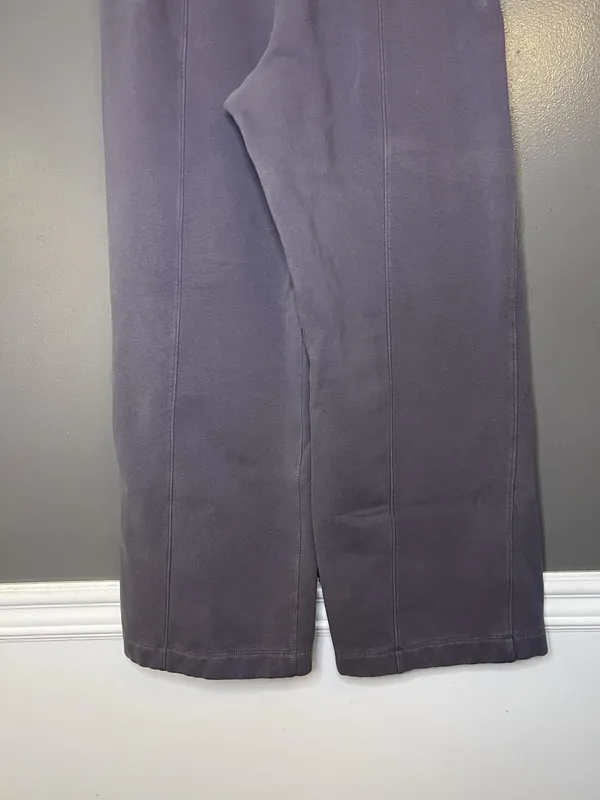 Athleta Pants Womens Medium Purple Retroplush Straight Leg Fleece Lounge Fit - Image 8