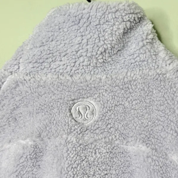 Lululemon Scuba Oversized Fleece Funnel Neck Half Zip Lilac Purple Size XS/S - Image 9