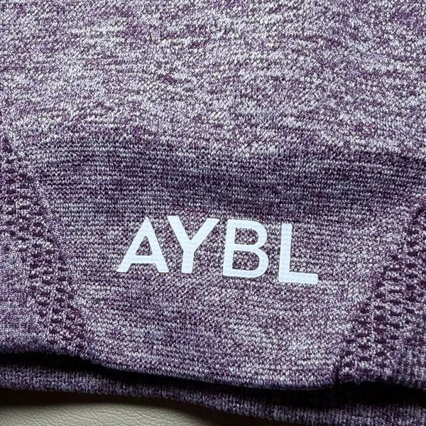 Purple AYBL Sports Bra Size Large Activewear - Image 3
