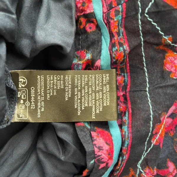 FREE PEOPLE Endless Afternoon Mini Dress in Midnight Combo Size M - Image 7