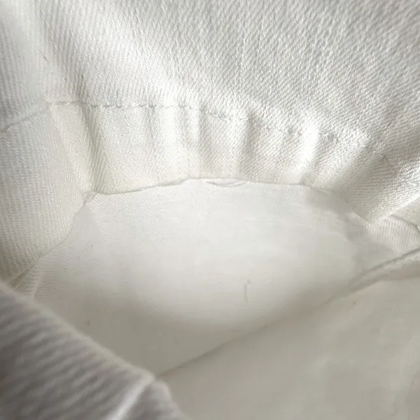 L.L. bean signature mid rise flare jeans in white denim - Image 7