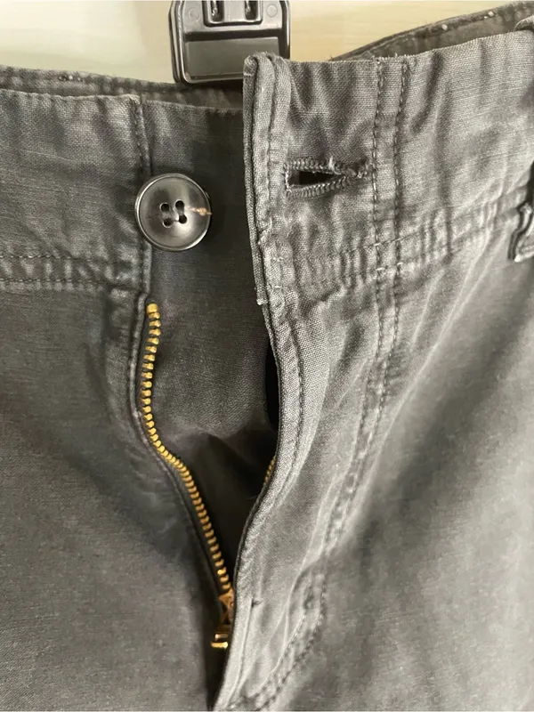 Citizens of Humanity Black Chino Cotton Pants Classic Tailored Fit Size 26 - Image 5