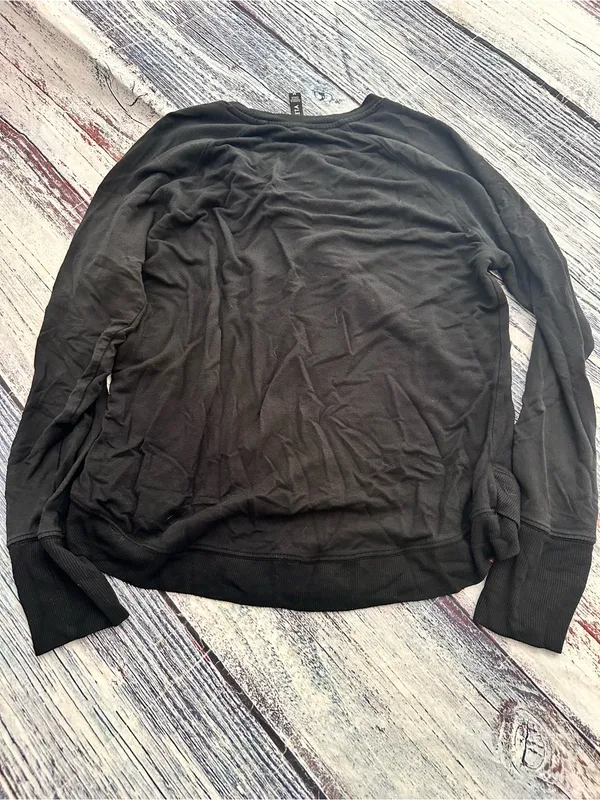 Athleta Mindset Modal Sweatshirt Black Long Sleeve Pullover Women’s - Image 3