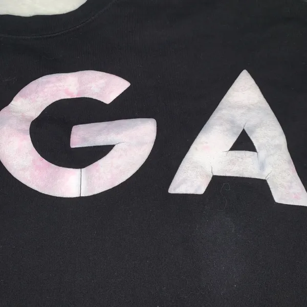 Spirit Jersey "Vegas" black jersey shirt women's puffy spellout size large - Image 5