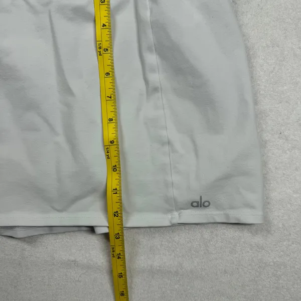 Alo Yoga Tennis Skirt White Pleated Built-In Shorts Size XS - Image 7