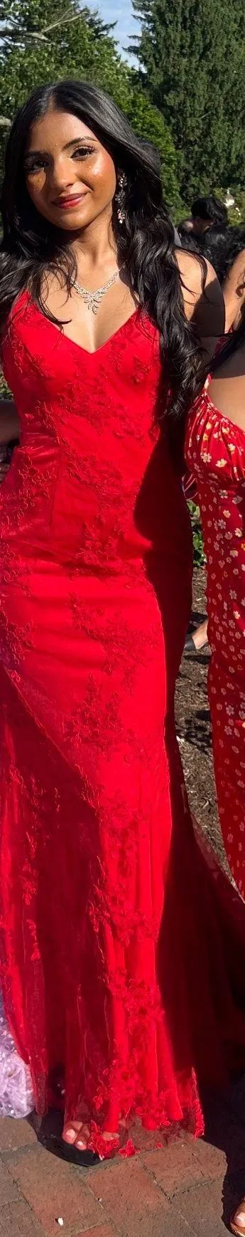 Stacees Red Prom Dress - Image 3