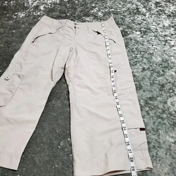 Eddie‎ Bauer Cargo Capri Wide Leg Nylon Pants - Image 3