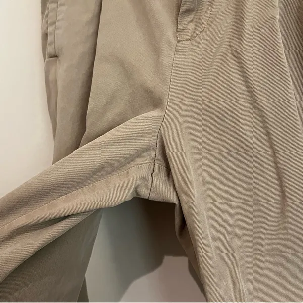 Everlane Draper Pleated Pant Khaki Ash Brown High Rise Wide Leg Size 8S - Image 6