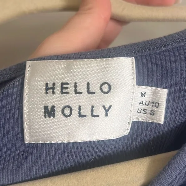 ✨Hello Molly MAJOR CRUSH HAPPENING MAXI SZ MEDIUM DRESS MIDNIGHT BLUE✨ - Image 10