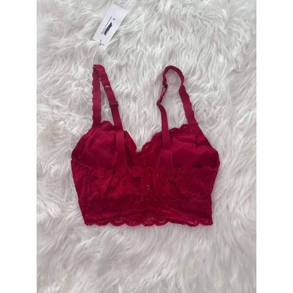 Cosabella Never Say Never Curvy Sweetie Soft Bra Mystic Red Size XS - Image 4
