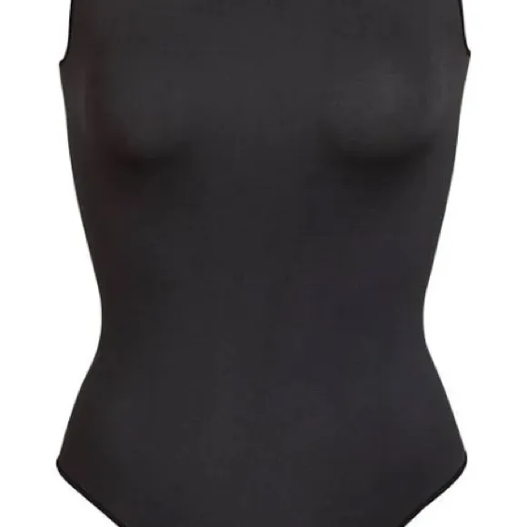 SKIMS Essentials Sleeveless Crewneck Bodysuit NWT Onyx XXS/XS Sold Out Slimming - Image 5