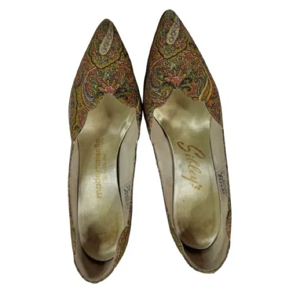 Mademoiselle Heels Gold Size 6.5 - Image 2