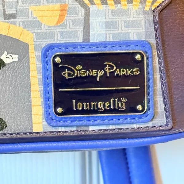 Disney Parks Loungefly Disneyland Sleeping Beauty Castle Fireworks Mini Backpack - Image 2