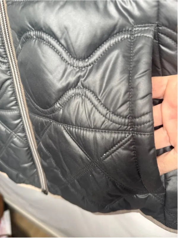 NWOT Lole gray quilted puffer zip up vest sz Large - Image 6