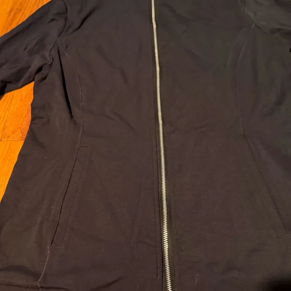 Nike Yoga Luxe Dri-FIT Women's Full-Zip Jacket Black Sz Large - Image 3