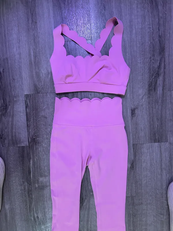 Athleta Wiske Active Matching Workout Set Pink - Image 4