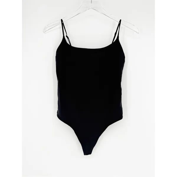 Aritzia Babaton Body Contour Bodysuit Women's M‎ Black Sculpt - Image 2