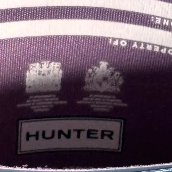 Hunter Original Tall Gloss Rain Boots Purple Iridescent Waterproof Wellies 5 - Image 12