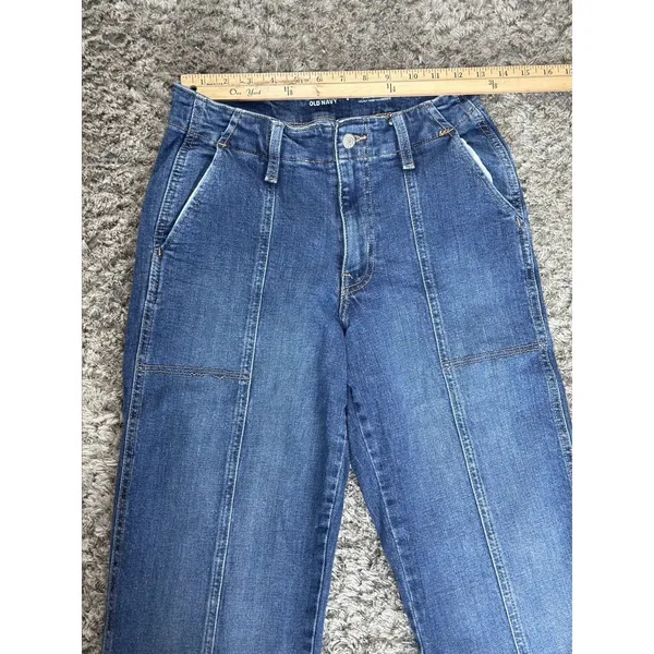 Old Navy Jeans Women's OG Loose Mid Rise Stretch Denim (25x29) Size 4 - Image 10