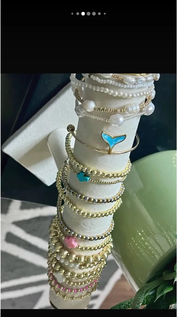 Anthropologie (1) filled bracelets - Image 6