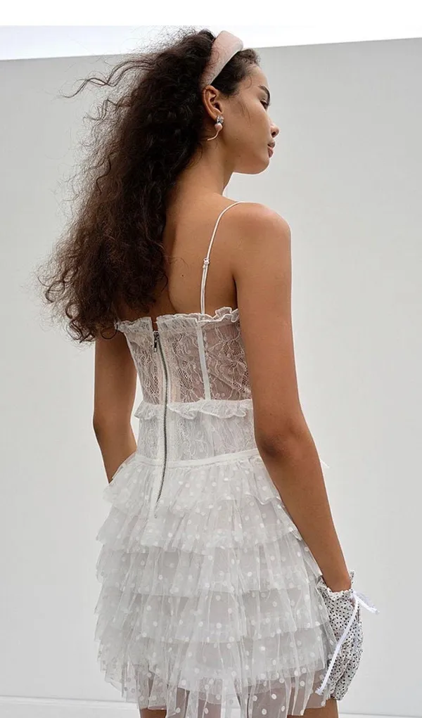 For Love & Lemons Jules Mini Dress - Image 2