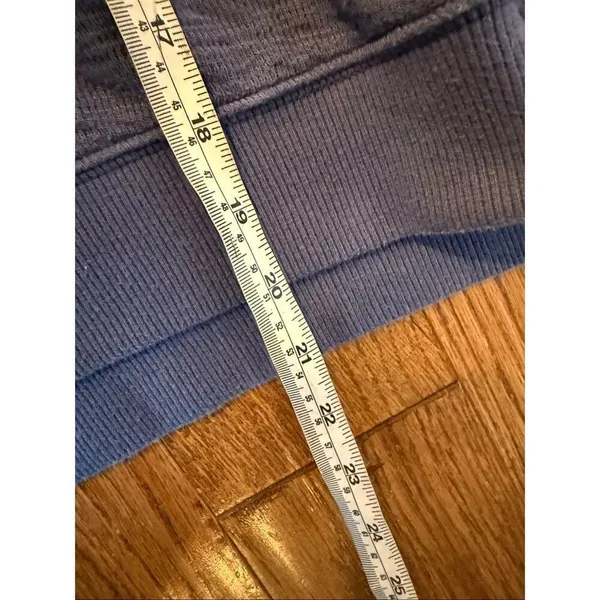 Aerie blue collared polo sweater cropped pullover size xs - Image 8