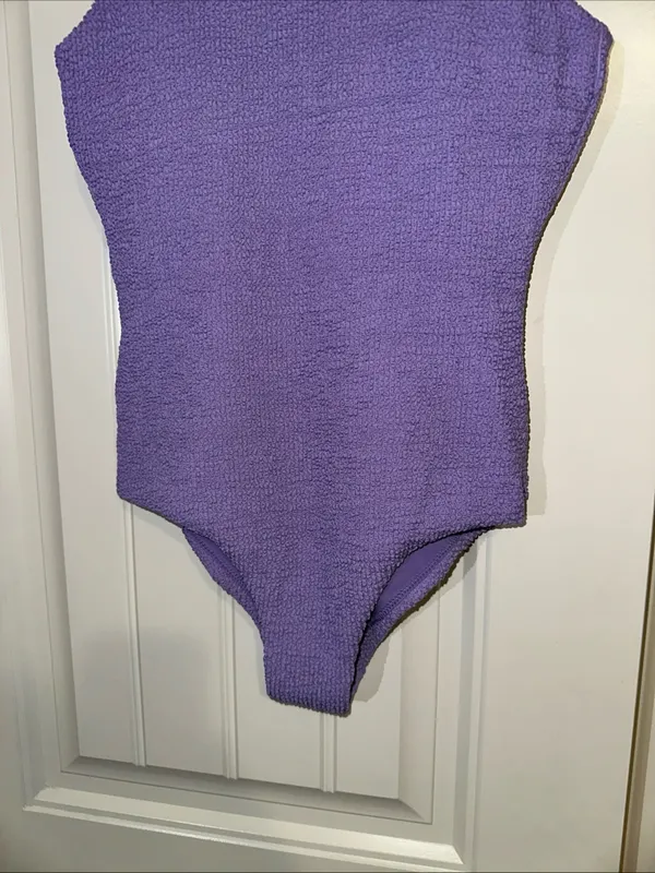 It's Now Cool The Backless One Piece Bloom Crimp Swimsuit S NWOT - Image 5