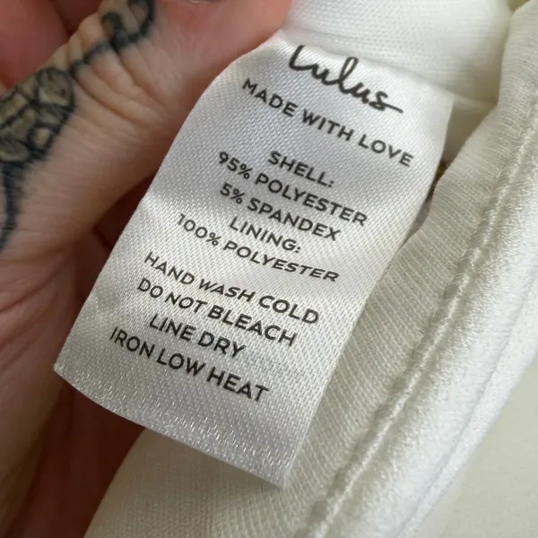 Lulus NWOT White Always Turning Heads Bustier Tulip Sweetheart Midi Dress Large - Image 10