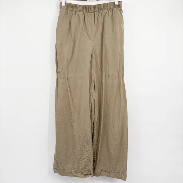 Wilfred Aritzia Womens Tasmin Sundried Olive Wide Leg Lyocell Relaxed Pants S - Image 3