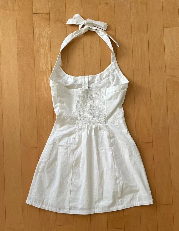 Princess Polly Mallorie white halter dress - Image 3