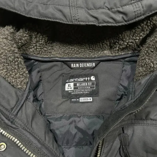 Carhartt Midweight Insulated Utility Jacket Sz XL 16-18 Relaxed OJ3909-W - Image 7