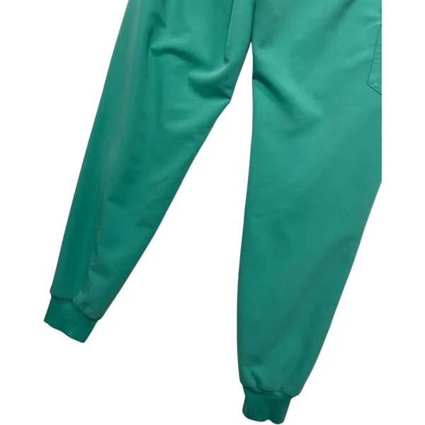 Figs Joggers Scrub Pants Women Small Green High Waist Zamora Technical Utility - Image 7