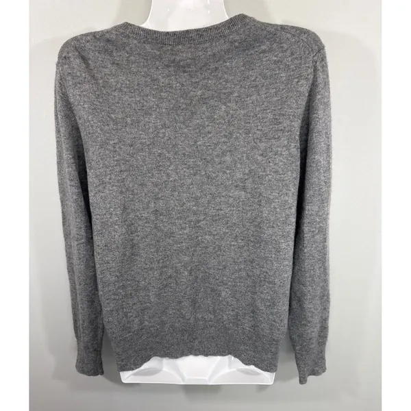 Quince Gray 100% Mongolian Cashmere Crew Neck Sweater Women M NWT Luxury Basic - Image 4